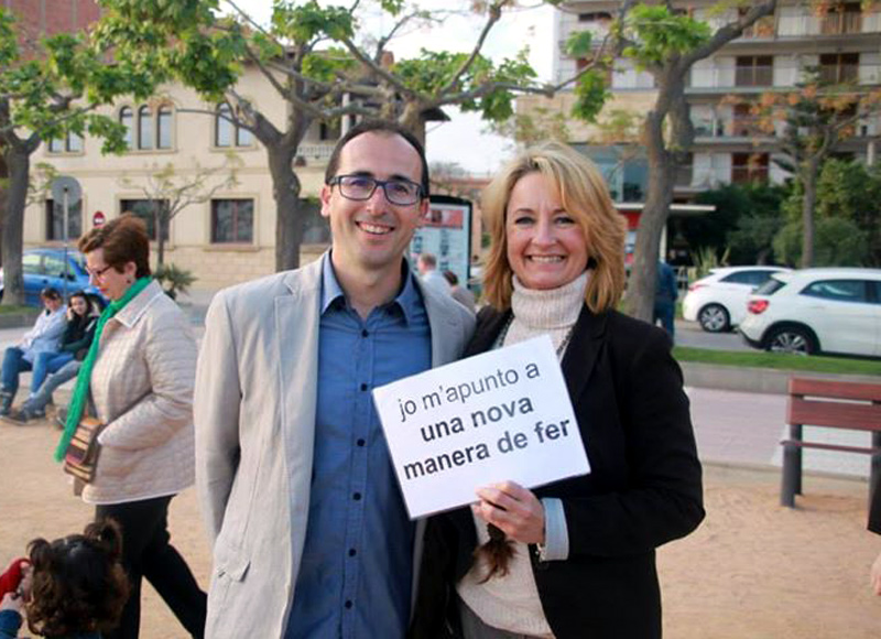 Lluís Puig i Mercè Frigola, de la candidatura d'ERC a Palamós i Sant Joan.