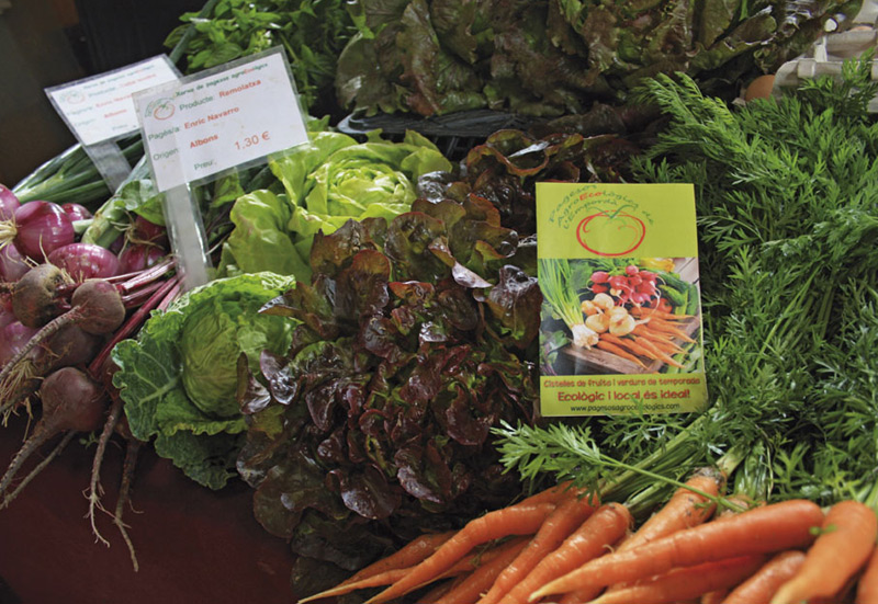 Una mostra de productes agroalimentaris de la comarca. (Foto: gastroteca.cat.)