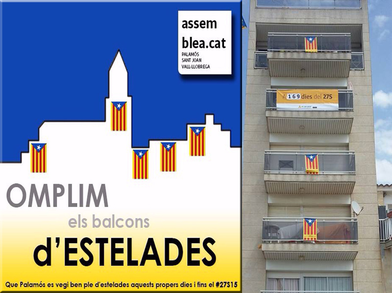 L'objectiu és que Palamós es vegi ple d'estelades fins el 27-S. 