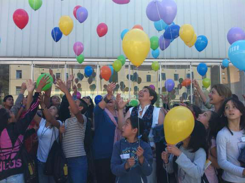 Una activitat de la campanya 'Tu pots, Quim!'. (Foto: Oncolliga).