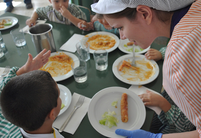 Imatge d'un menjador escolar. (Foto: diarieducacio.cat).