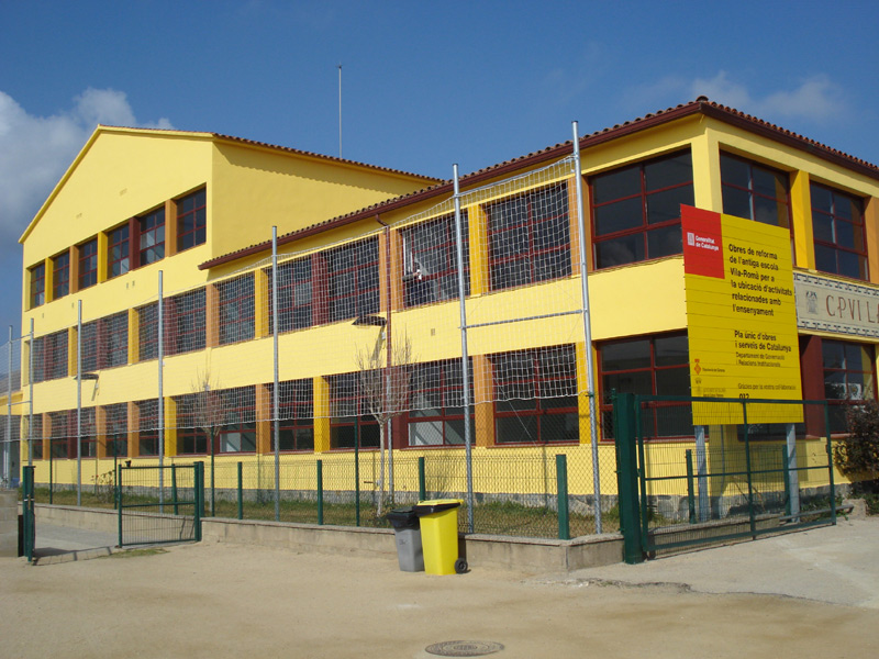 La nova seu de l'Aula d'Aprenentatge, a l'antiga escola Vila-romà.