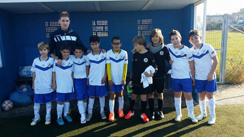 Equip Aleví del CF Global Palamós.