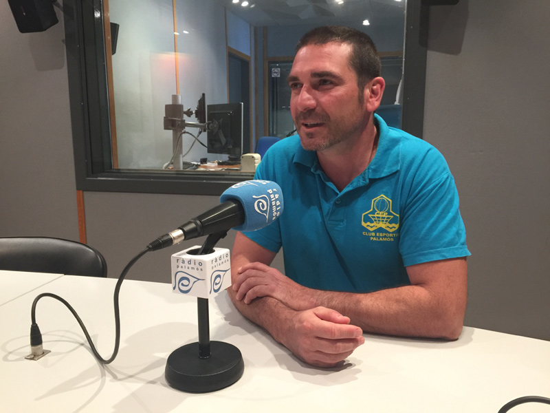 Joan López, president del Club Esportiu Palamós.