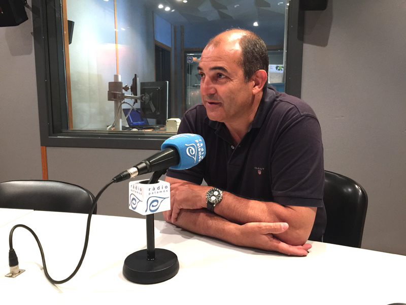 Joan Pau Pérez, president del Palamós CF.