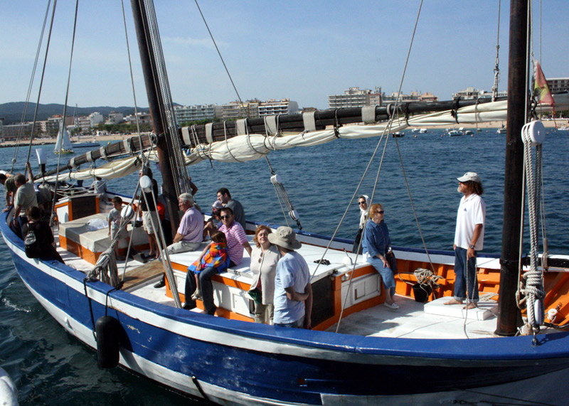 El Rafael, protagonista de l''Embarca't a Palamós'. (Foto: O.Oliu).