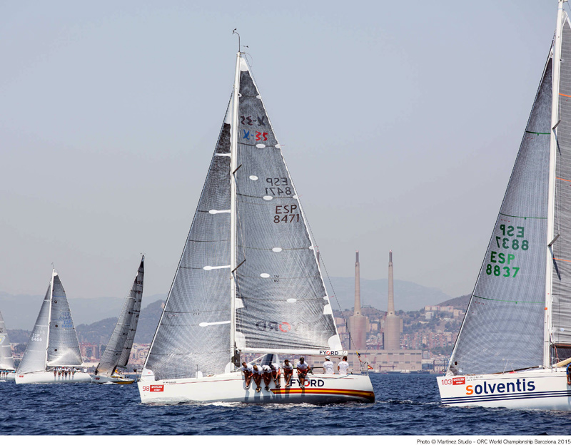 Una imatge de la Barcelona ORC World Championship en plena competició.