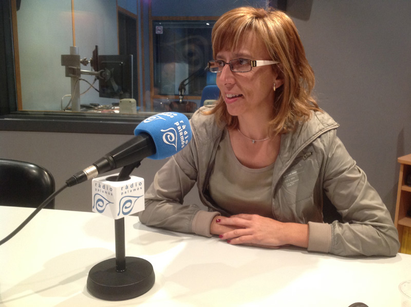 Teresa Ferrés. (Foto: Arxiu Ràdio Palamós).