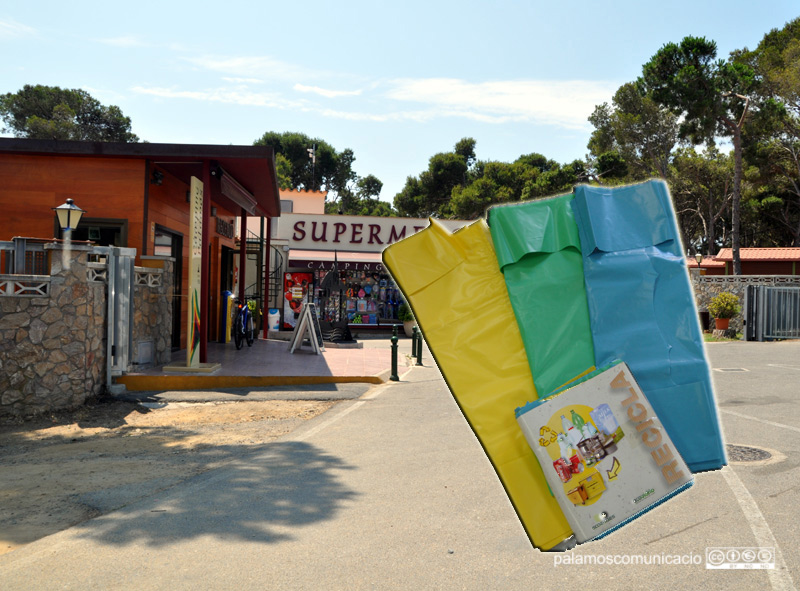 Els càmpings fomenten el reciclatge de residus.