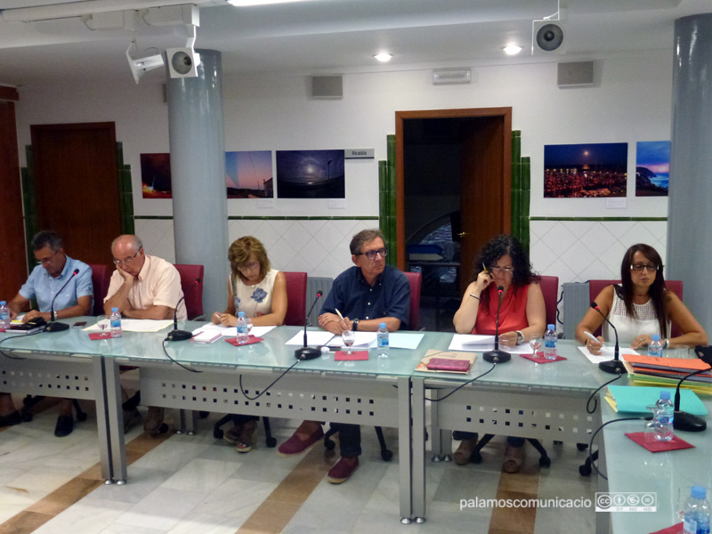 L'actual grup del PSC a l'Ajuntament de Palamós.