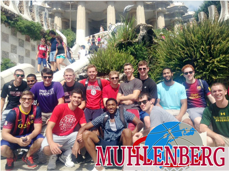 Els components del Muhlenberg College, rivals avui del CE Palamós.