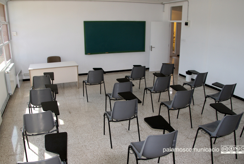 Un dels espais formatius de la nova Aula d'Aprenentatge de Palamós.