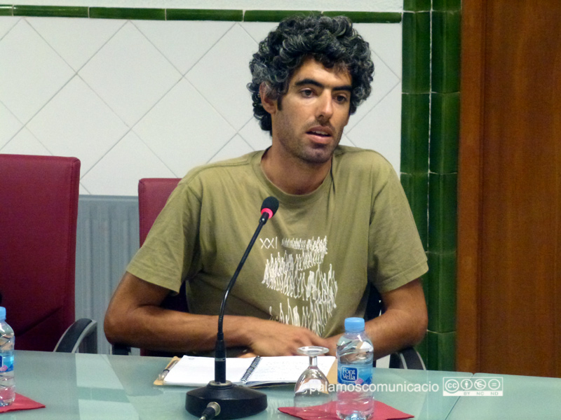 Joan Bohigas, regidor de la CUP a l'Ajuntament de Palamós.