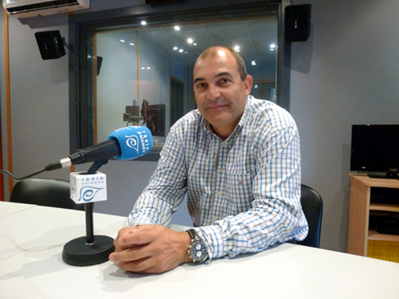 El president del Palamós CF, Joan Pau Pérez.