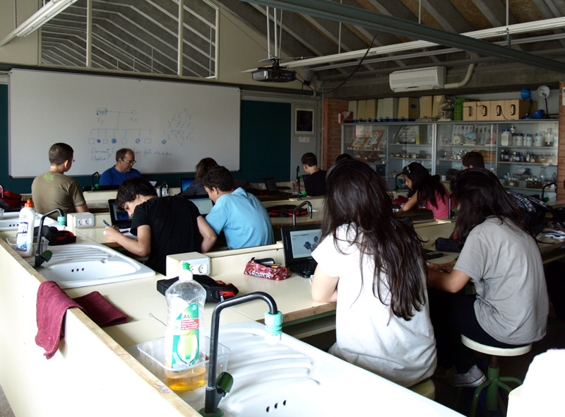 Estudiants d'ESO en plena activitat, en una imatge d'arxiu.