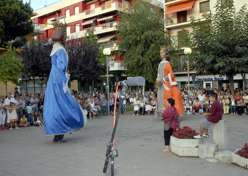 Imatge d'arxiu d'una Diada a la plaça de Catalunya de Palamós, (Foto: Josep Lois-SAMP).