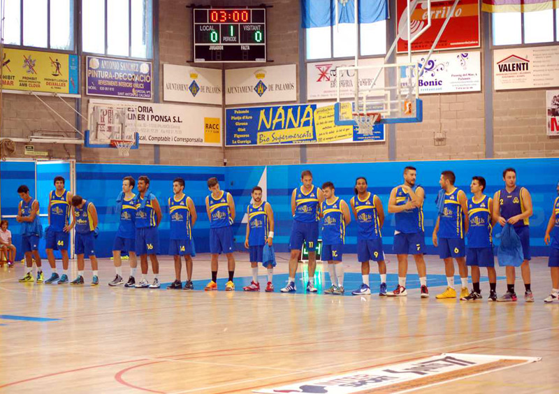 El sènior masculí del Club Esportiu Palamós en una imatge d'aquesta pretemporada.