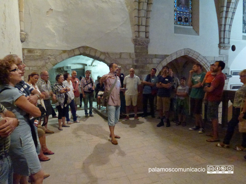 Una de les visites guiades al Palamós del 1714 que es van fer l'any passat.