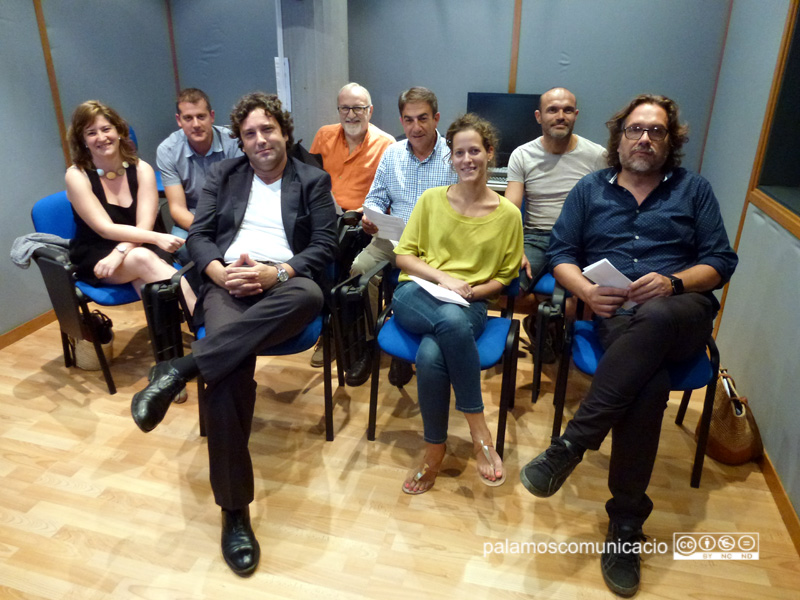 Fotografia dels membres de l'actual Consell d'Administració de Ràdio Palamós.