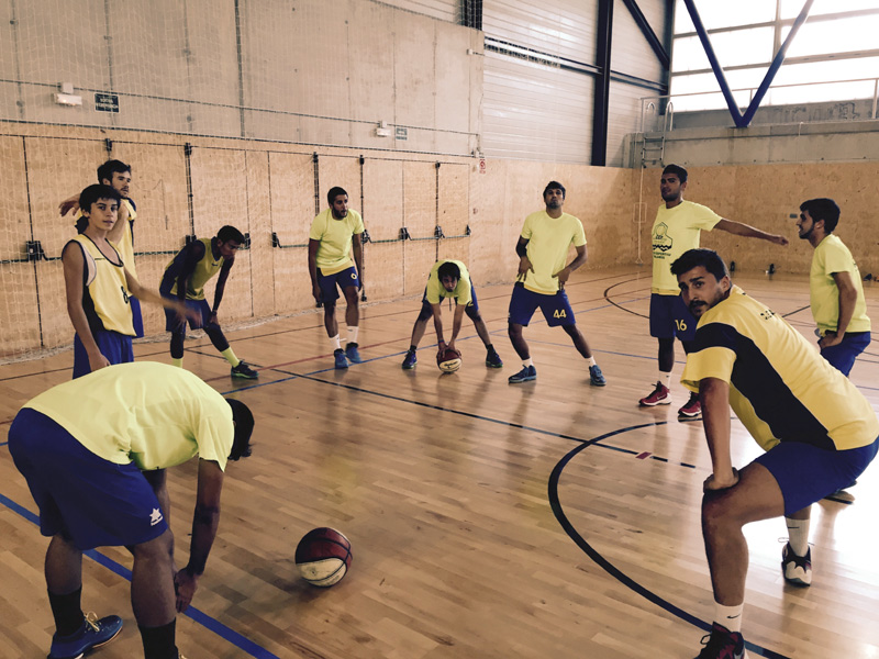Jugadors del sènior masculí del CE Palamós. (Foto. CE Palamós).