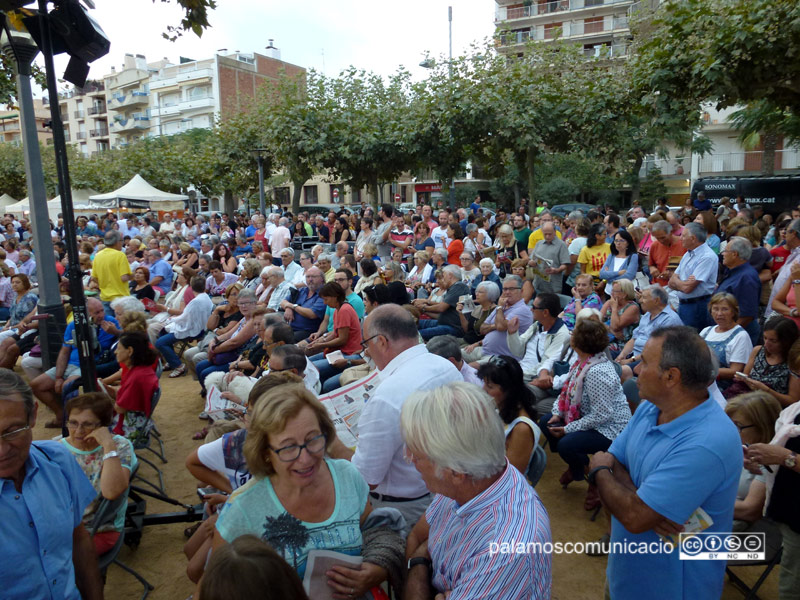 L'acte de precampanya que Junts pel Sí va fer fa unes setmanes a Palamós.