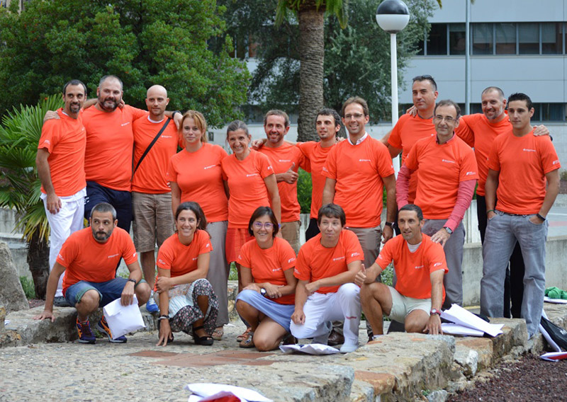 Un dels equips de Serveis de Salut Integrats del Baix Empordà, que va participar a l'Oncotrail de 2014.