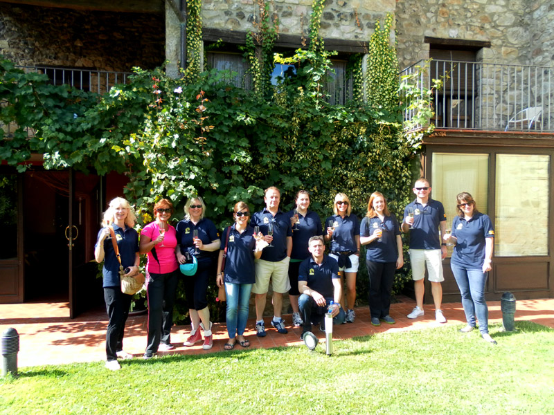 Els participants en l'acció promocional 'Senderisme i gastronomia'. (Foto: Costa Brava Verd Hotels).