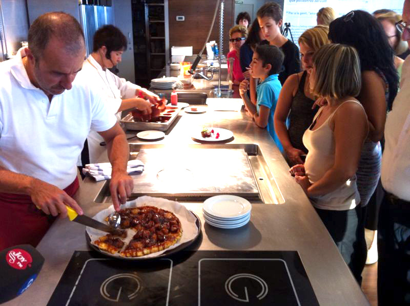 Taller de cuina a l'Espai del Peix en una edició anteriror del 'Palamós gastronòmic'.