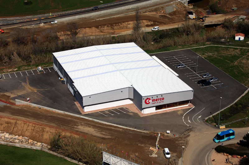 La nau de Comerco a Palamós. (Foto: Tau Construccions).