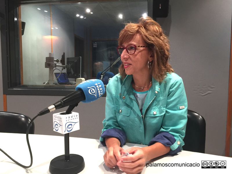 La portaveu del PSC a l'Ajuntament de Palamós, Teresa Ferrés.