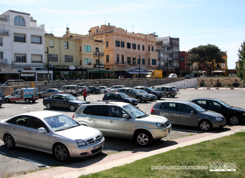 L'aparcament de la Planassa, ara gratuït fins a la nova adjudicació.