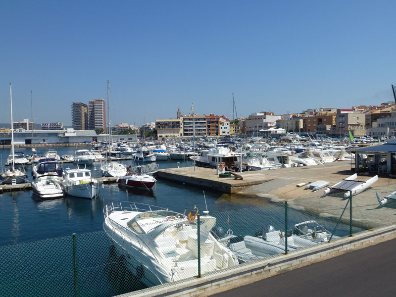 Instal·lacions del Club Nàutic Costa Brava, al port de Palamós.