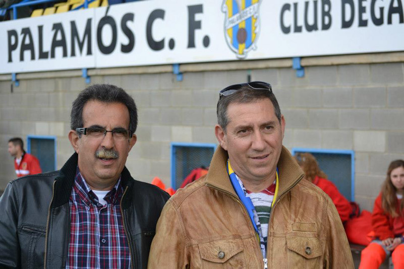 Toni Heras, a la dreta, acompanyat de Josep Cama, en una imatge d'arxiu.