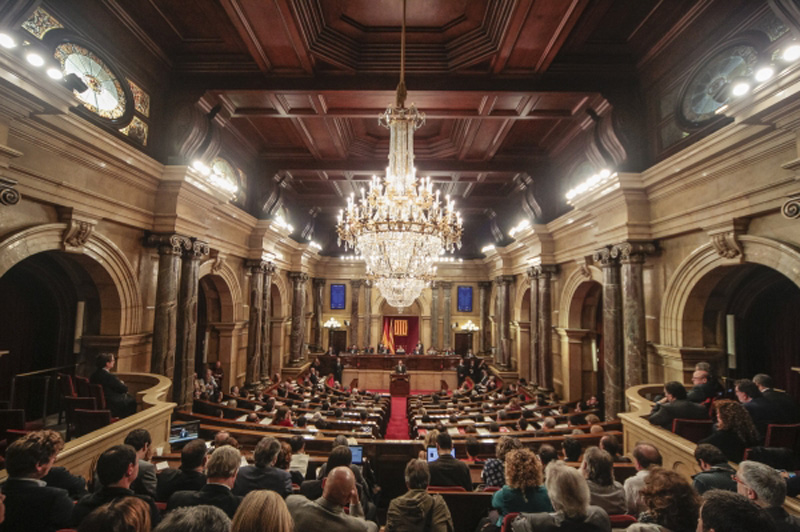 El Parlament de Catalunya va aprovar ahir l'inici del procés de creació d'un nou Estat. (Foto: Parlament de Catalunya).