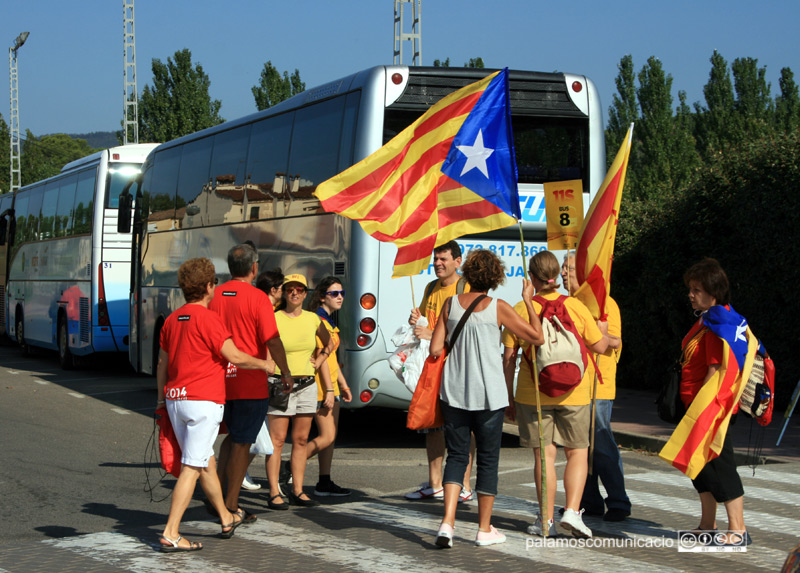 La secció local de l'ANC organitza un bus des de Palamós per anar a la mobilització de Barcelona.