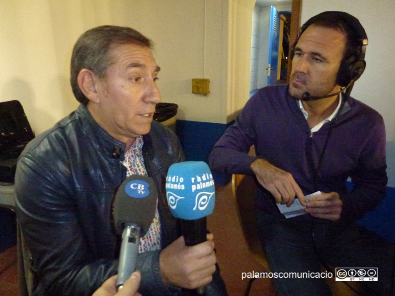 El candidat de 'Som Palamós CF', Toni Heras.