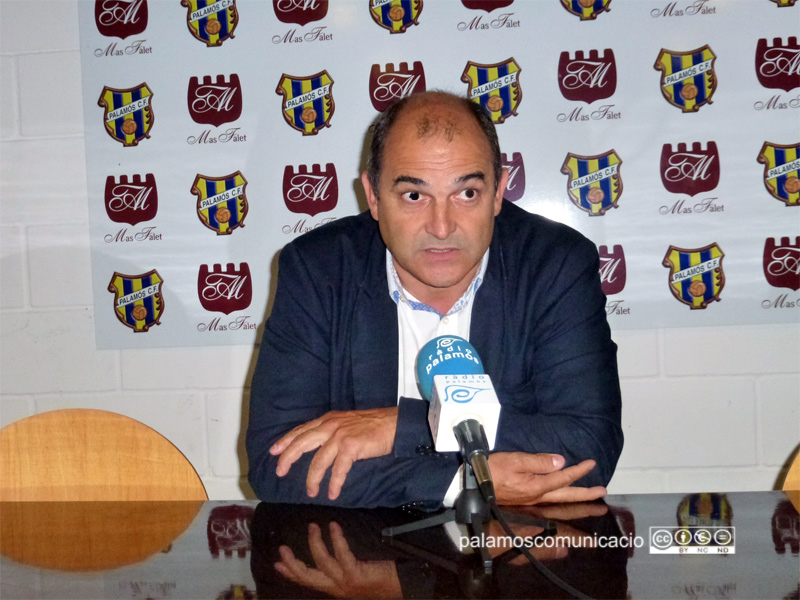 El candidat de 'Fem Palamós CF', Joan Pau Pérez.