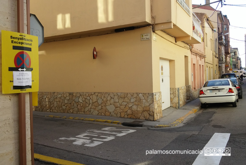 El de Pere Joan és un dels carrers que es netejarà a fons demà.