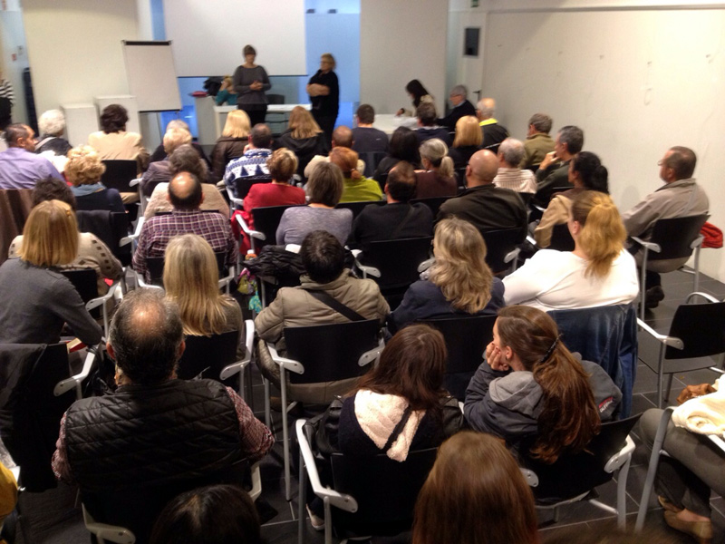 Reunió de voluntaris per al Recapte d'Aliments de l'any passat. (Foto: Àrea de Cooperació i Solidaritat).