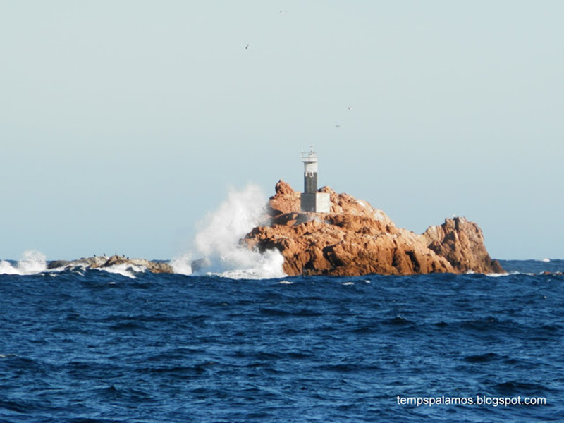 El vent va ser un dels protagonistes meteorològics de la setmana. (Foto: tempspalamos.blogspot.com.)