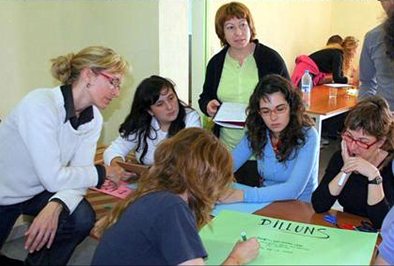 Una de les activitats formatives de l'escola Empordà. (Foto: Escola Empordà).