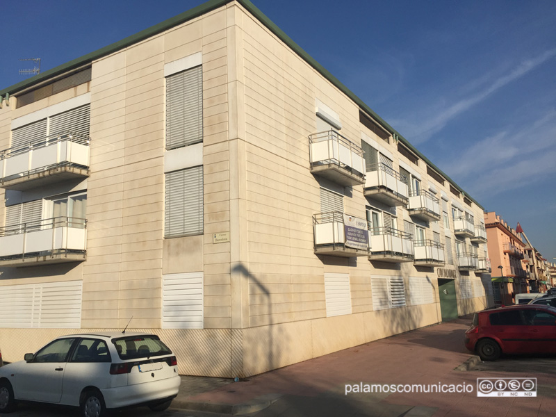 Els apartaments de Can Muntaner, aquest matí. 