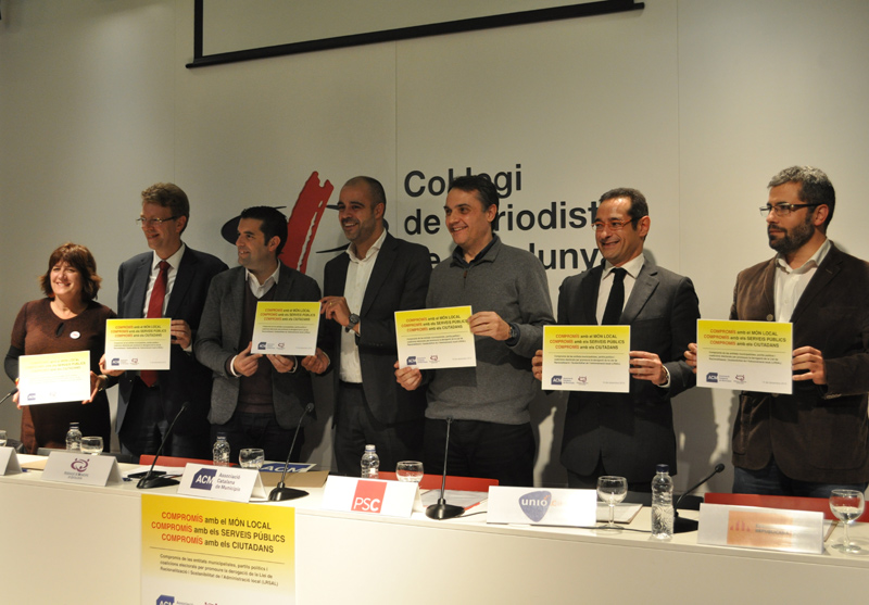 Presentació del compromís amb el món local i per la derogació de la LRSAL. (Foto: AC)