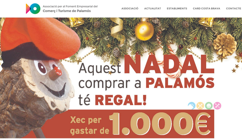 Captura del nou web de Fecotur.