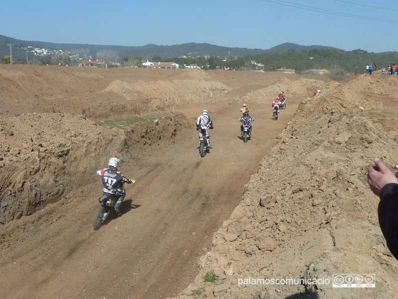 Proves al circuit de motocròs, abans de la seva obertura, en una imatge d'arxiu.