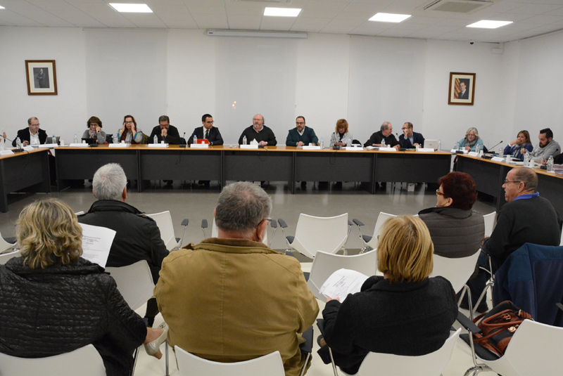El Ple de l'Ajuntament de Calonge.