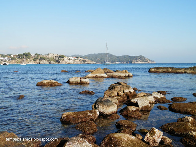 Minves, sol i garbí, la setmana passada a Palamós. (Foto: tempspalamos.blogspot.com.)