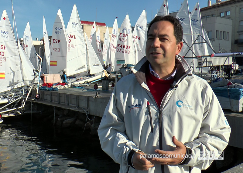 Jaume Soler, cap de premsa de la regata Gaes Christmas Race.