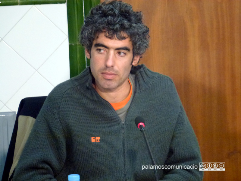 Joan Bohigas, regidor de la CUP a l'Ajuntament de Palamós.