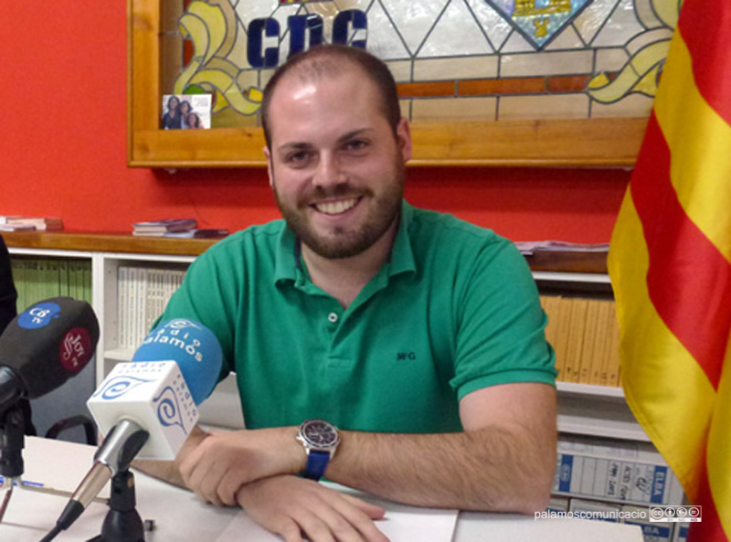 Raimon Trujillo, president de CDC a Palamós.